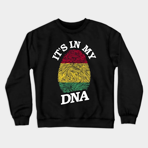 It's in My Dna Guinea Crewneck Sweatshirt by BramCrye